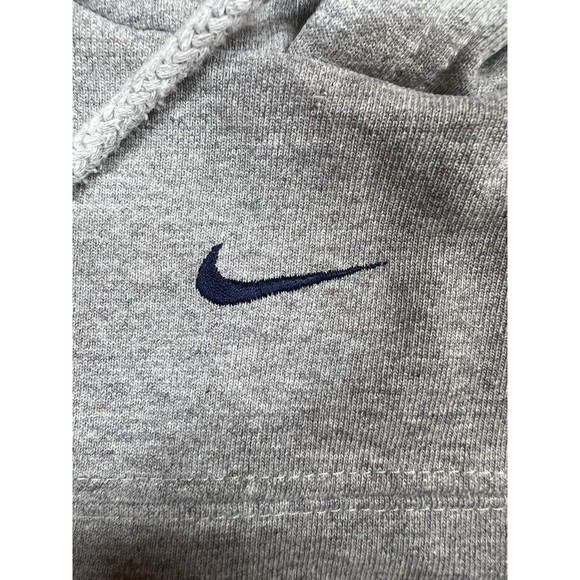 VTG Penn State Sweatshirt Mens M Gray Embroidered Center Swoosh Hoodie Pullover - Picture 4 of 6